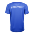 adidas edzőpóló, kék, rövid ujjú, felnőtt "Videoton" címerrel