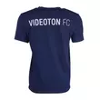 Adidas kereknyakú póló, kék, gyermek, "Videoton" címerrel