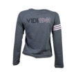 adidas kereknyakú pulóver, szürke, női “VIDI1941”