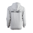 adidas kapucnis, cipzáras pulóver, szürke, felnőtt, "mol vidi fc" címerrel
