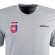 adidas kereknyakú póló, szürke, felnőtt "mol vidi fc" címerrel
