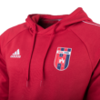 adidas kapucnis, kenguruzsebes pulóver, piros, felnőtt "mol vidi fc" címerrel