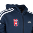 ADIDAS KAPUCNIS, CIPZÁRAS PULÓVER, kék, gyermek "MOL VIDI FC" CÍMERREL