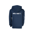 ADIDAS KAPUCNIS, CIPZÁRAS PULÓVER, kék, gyermek "MOL VIDI FC" CÍMERREL