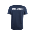 adidas kereknyakú póló, kék, felnőtt "mol vidi fc" címerrel