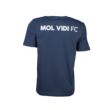 adidas kereknyakú póló, kék, felnőtt, "mol vidi fc" címerrel