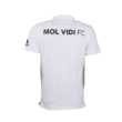 adidas galléros póló, fehér, felnőtt "mol vidi fc" címerrel