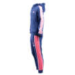 adidas melegítőszett, kék, lány "fehér vár" logóval