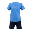 adidas short és póló szett, kék, baby "1941" felirattal