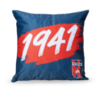 Díszpárna, piros-kék "MOL Fehérvár FC" címerrel