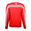 adidas kereknyakú pulóver, piros, felnőtt "Fehérvár FC" címerrel