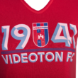 V-nyakú póló, piros, női "1941 Videoton FC"