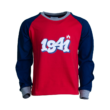 Pizsama, piros-kék, gyermek "1941" felirattal