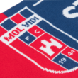 Szurkolói sál, kétoldalas, kötött, piros-kék “MOL VIDI FC”