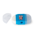 Radír, kék, hegyezővel "MOL Fehérvár FC" címerrel