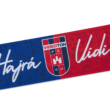 Szurkolói sál, kétoldalas, selyem , Videoton FC" címerrel