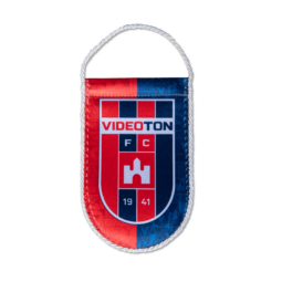 Autós zászló, selyem "Videoton FC" címerrel