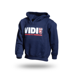 Kapucnis pulóver, kék, gyermek "Videoton FC" címerrel