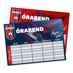 Órarend, "Videoton FC" címerrel