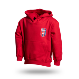 Kapucnis pulóver, piros, gyermek "Videoton FC" címerrel