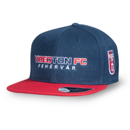 Baseball sapka,  piros-kék, felnőtt "Videoton FC Fehérvár" felirattal
