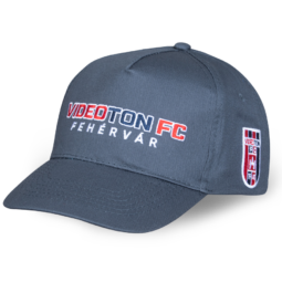 Baseball sapka, szürke, felnőtt "Videoton FC Fehérvár" felirattal