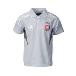 adidas gálapóló  2025/2026, szürke, gyermek