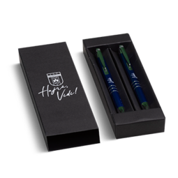 Fém golyóstoll és ceruzaszett, díszdobozban "Fehérvár FC" címerrel