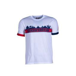 Kereknyakú póló, fehér, felnőtt “Székesfehérvár” felirattal Kereknyakú póló, fehér, felnőtt “Székesfehérvár” felirattal