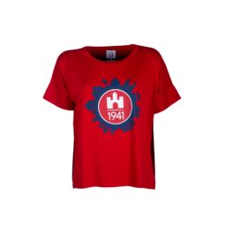 Póló, piros, női “1941” felirattal Póló, piros, női “1941” felirattal
