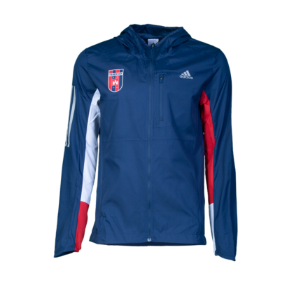 adidas széldzseki, kék, felnőtt "MOL Fehérvár FC" címerrel