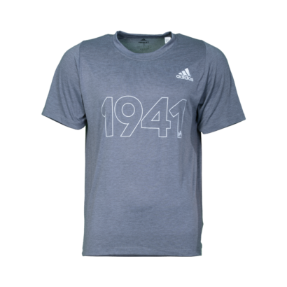 adidas kereknyakú póló, szürke, felnőtt "1941" felirattal