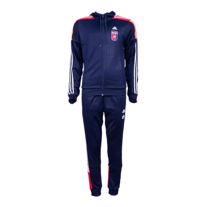adidas melegítőszett, piros-kék, felnőtt "MOL Fehérvár FC" címerrel