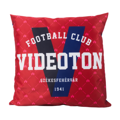 Díszpárna, piros, “Videoton Football Club”
