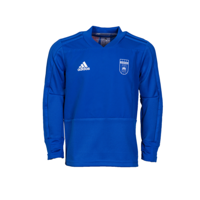 adidas edzőpóló 2019/2020, kék, hosszú ujjú, gyermek