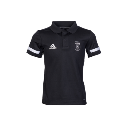 adidas gálapóló 2019/2020, galléros, fekete, gyermek