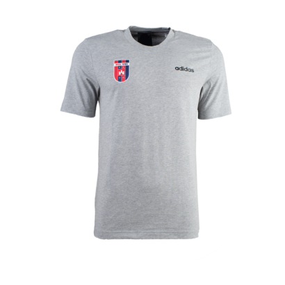 adidas kereknyakú póló, szürke, felnőtt "mol vidi fc" címerrel