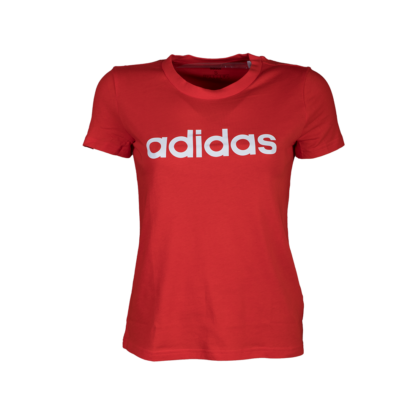 adidas kereknyakú póló, piros, női “Hajrá, Vidi!”