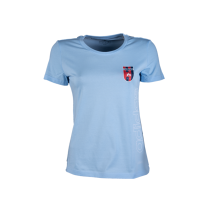 adidas kereknyakú póló, kék, női “MOL Fehérvár FC” címerrel