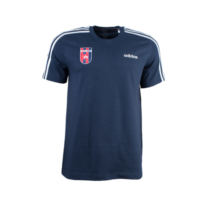 adidas kereknyakú póló, kék, felnőtt "mol vidi fc" címerrel