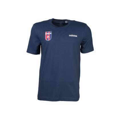 adidas kereknyakú póló, kék, felnőtt, "mol vidi fc" címerrel