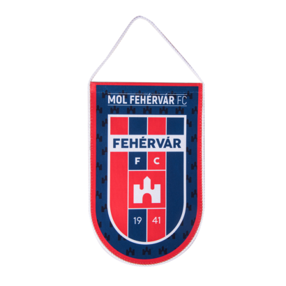 Asztali nagy zászló, selyem “MOL Fehérvár FC” címerrel