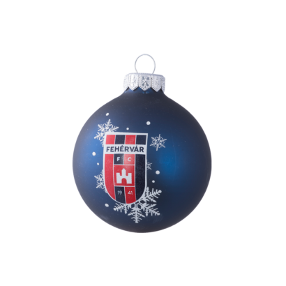 Karácsonyfadísz, kék "MOL Fehérvár FC"