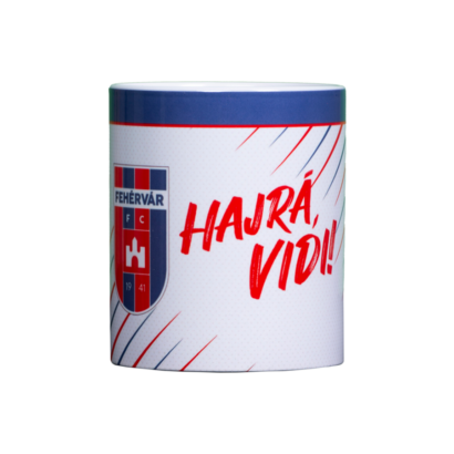 Bögre, fehér “MOL Fehérvár FC” címerrel