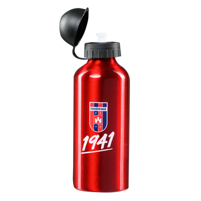 Kulacs, piros "MOL Fehérvár FC" címerrel
