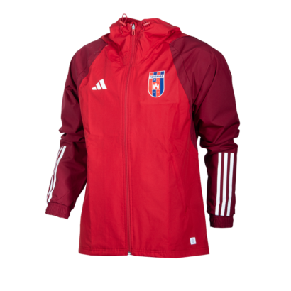 adidas esőkabát 2024/2025, piros, felnőtt