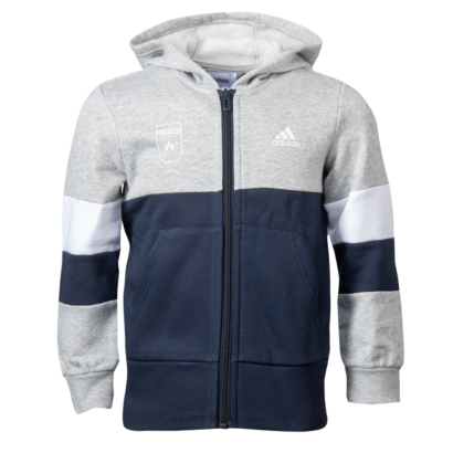 adidas kapucnis pulóver, kék, gyermek "Fehérvár FC" címerrel