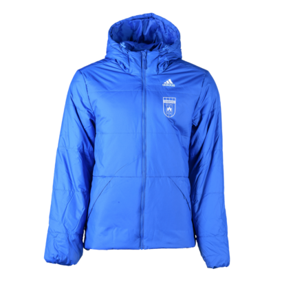 adidas kapucnis kabát, kék, felnőtt "Fehérvár FC" címerrel