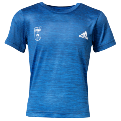 adidas póló, kék, gyermek "Hajrá, Vidi!" felirattal