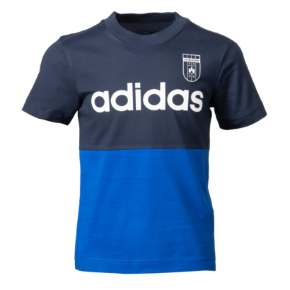adidas póló, kék, gyermek "Fehérvár FC" címerrel